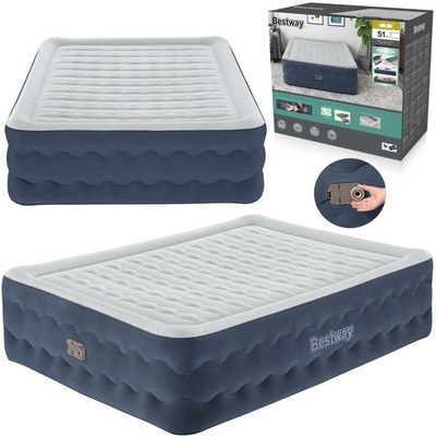Bestway 6716P Tritech Queen 203x152x51cm s vestavěnou pumpou