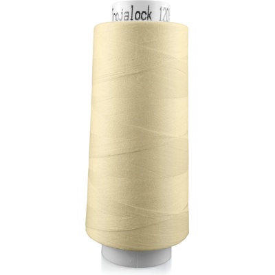 Nitě TROJALOCK polyester na overlock 2500m AMANN - více barev ods.: 1161 krémová