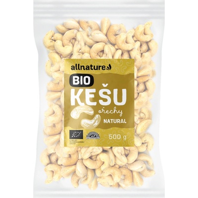 Allnature Kešu jádra BIO 500 g