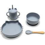 Lorelli Силиконов сет за хранене 4 части Lorelli - Natural, Grey (10230700003)