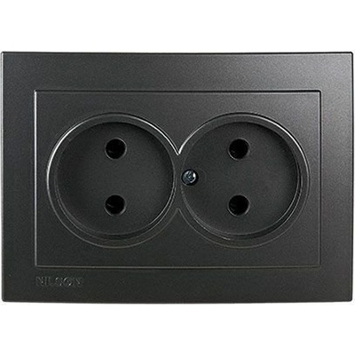 NILSON Контакт двоен Nilson Alegra - черен (175467)