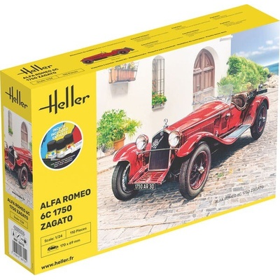 Heller Alfa Romeo 6C 1750 Zagato Starter Kit 1:24
