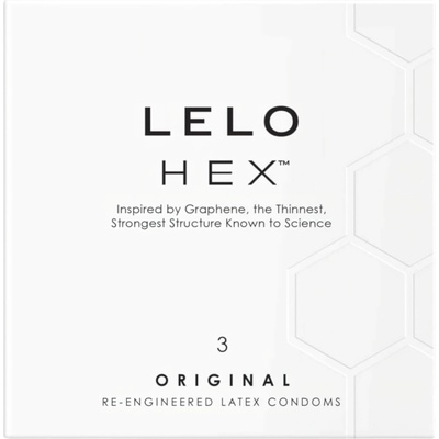 LELO Hex Original - луксозен презерватив (3 бр. )