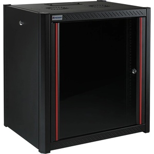 Mirsan Комуникационен шкаф Mirsan MR. WTN12U45.01, 19", 12U, 450mm, черен, за стена (MR.WTN12U45.01)