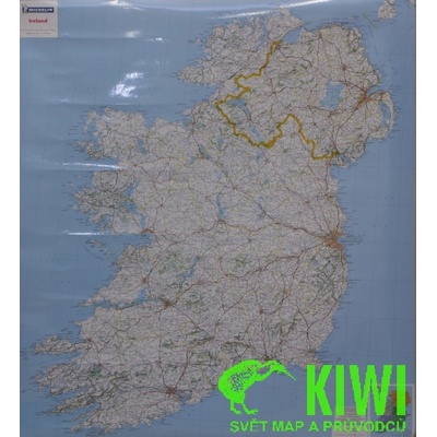 Michelin vydavatelství nástěnná mapa Ireland (Irsko) 1:400 000, 100x110 cm, lamino