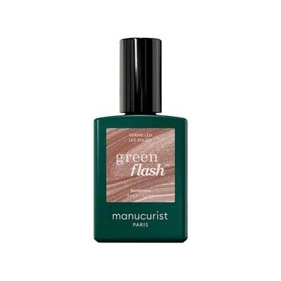 manucurist Green Flash Lak na nehty Unisex Světle hnědá 15 ml