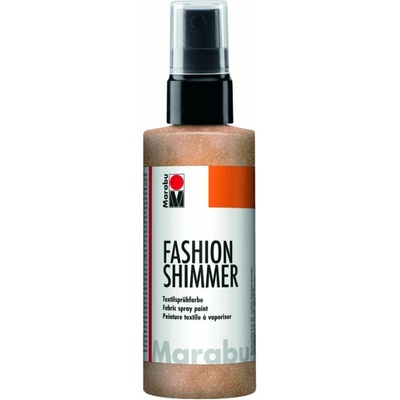 Marabu Fashion Shimmer na tmavý textil třpytivý meruňkový 100 ml