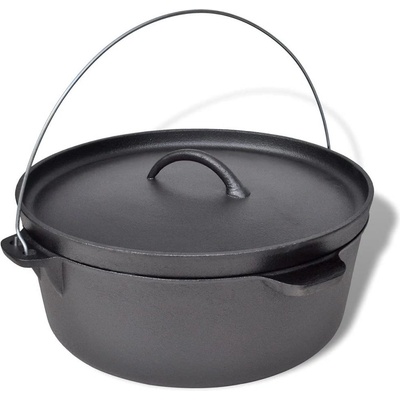 zahradaXL Litinový hrnec 11,3 L Dutch Oven s příslušenstvím