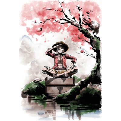 Plagát, Obraz - Pirate under the tree, 61 × 91.5 cm