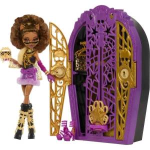 Mattel Monster High Skulltimate secrets Clawdeen Wolf, гардероб и аксесоари, 19 елемента (25JBG80)