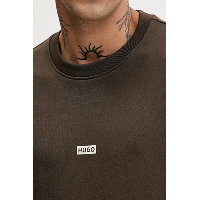 HUGO Blue Памучен суичър Hugo Blue Naviu (50510732)