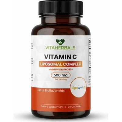Vitaherbals lipozomálny vitamín C Liposovit-C 500 mg + citrusové bioflavonoidy, 60 kapsúl