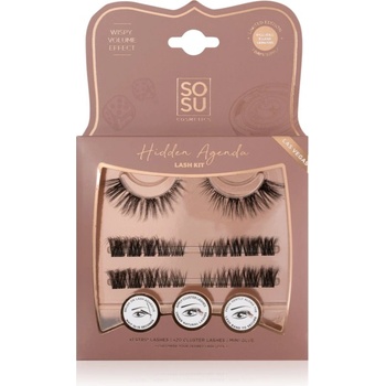 SOSU Cosmetics Hidden Agenda Lash Kit изкуствени мигли Las Vegas