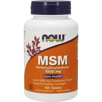 NOW MSM 1500 mg [100 Таблетки]