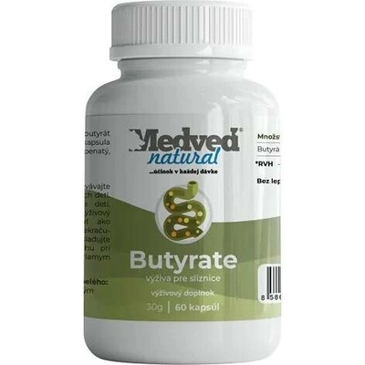 Medveď natural Butyrate 60 kapslí