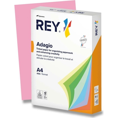 Rey Adagio barevný papír A4 80 g 500 listů tmavě růžový