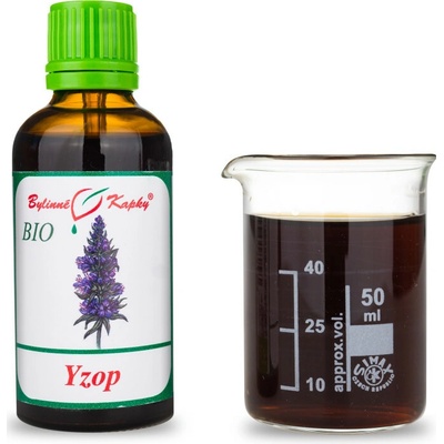 Yzop lekársky bio kvapky tinktúra 50 ml