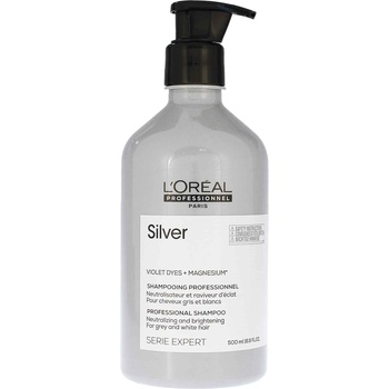 L'Oréal Serie Expert Silver шампоан за сива и бяла коса 500 мл