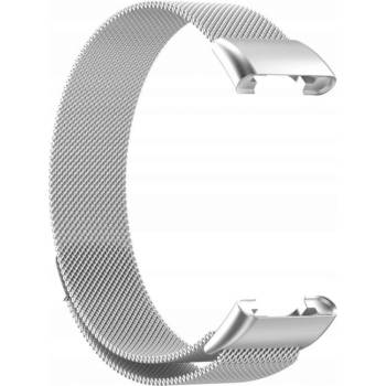 Mobilly каишка за Xiaomi Band 7 Pro, миланско издърпване, сребро (832 DSG7-04-00M Silver)