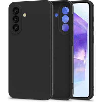 Tech-Protect Силиконов Калъф за Samsung A36, Tech-Protect Icon Soft Case, Черен (5906302362356)