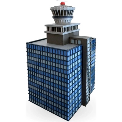 Premium Tower Designs Letištní věž - LKPR - Letiště Václava Havla, Praha Měřítko: 1:400