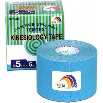 Temtex Tourmaline kinesiotape modrá 5 cm x 5 m