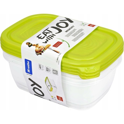 Curver SET FRESH & GO 2l + 1l + 0,5l dózy