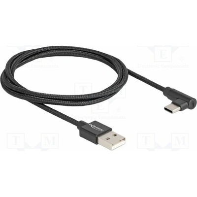 Delock 80030 USB 2.0 USB A vidlice USB C konektor 90° vlevo/vpravo