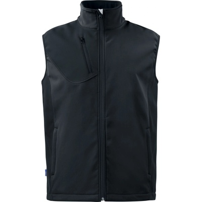 ProJob 3702 softshellvest/Мъжка работна софтшел жилетка - черна, размер l (64370200203)