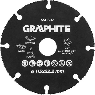 Graphite Kotouč řezný 115 x 22 mm 55H697