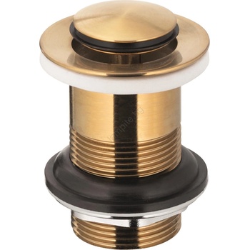 KFA Armatura 660-353-31 - Сифон за мивка без преливник CLICK-CLACK Ø 6, 2 cm златист (KF0169)