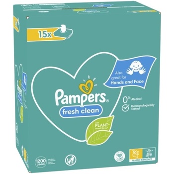 Image 1 of Pampers Мокри кърпички Pampers Fresh Clean - 15x80 броя
