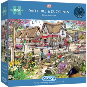 Gibsons - Puzzle Daffodils and Ducklings - 1 000 piese