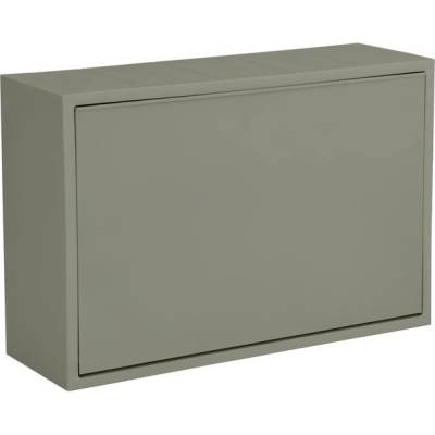 ReCollector Сиво-зелено стенно кошче за боклук от рециклирана пластмаса Mini Box - ReCollector (100106-GreenS)
