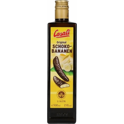 Casali Schoko-Bananen Likér 15% 0,5 l (čistá fľaša)