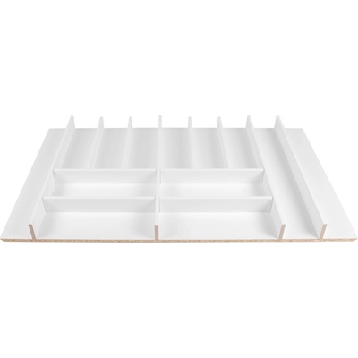 Příborník Elletipi Wood Line do zásuvky 90 cm, bílý, PLC M50090 18 PLC_M50090_18