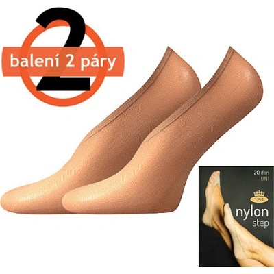 Lady B Nylon 20 DEN Silonové ponožky 2 páry golden