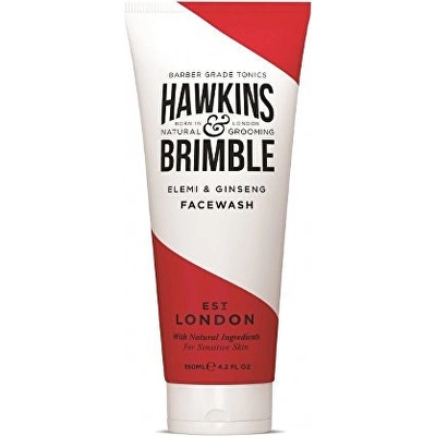 Hawkins & Brimble jemný mycí gel na obličej pro muže s vůní elemi a ženšenu (Elemi & Ginseng Face Wash) 150 ml