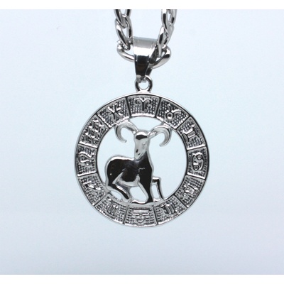 Steel Edge Přívěsek se znamením zvěrokruhu WJHP3093 Beran