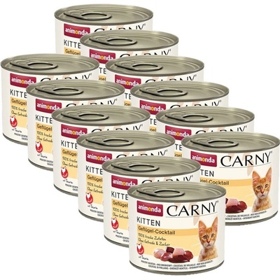 Animonda Carny Kitten hydinový koktejl 12 x 200 g