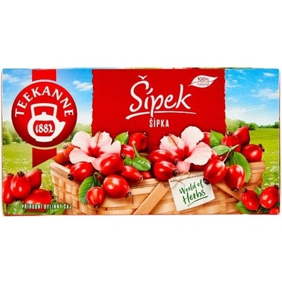 Teekanne Šípek Natural Herbal Tea bylinný čaj 20 sáčků 54 g