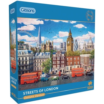Gibsons Пъзел Gibsons от 500 части - Улиците на Лондон (G3153)