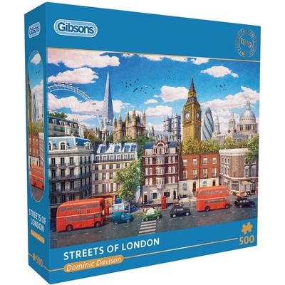 Gibsons Пъзел Gibsons от 500 части - Улиците на Лондон (G3153)