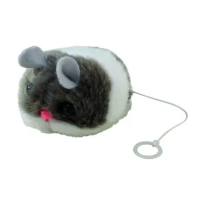 Ferplast Trembling plush mouse - Забавна играчка за котки - механична плюшена мишка, 7.5 см