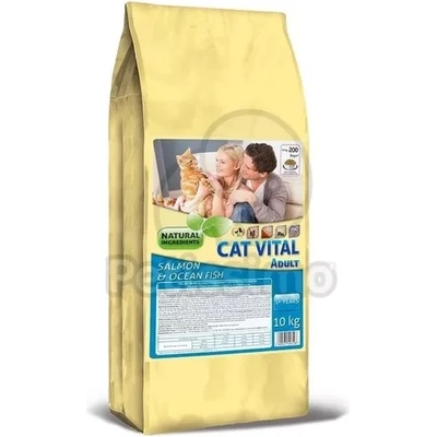 Cat Vital Adult Salmon & Ocean Fish суха храна за котки - сьомга, риба тон 10 кг