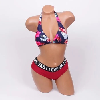 Image 1 of Дамски бански от три части с цветя