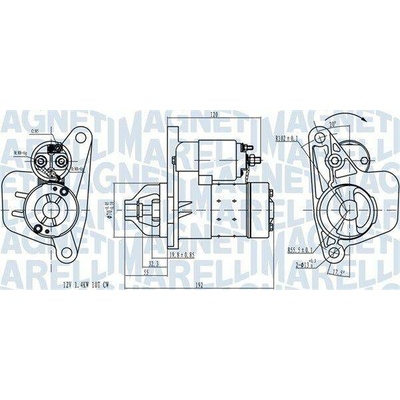 Startér MAGNETI MARELLI 063721418010
