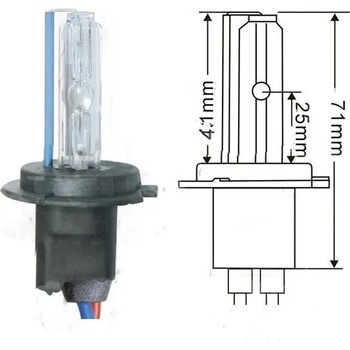 Image 1 of Ксенонова крушка Н7c 6000k 35w - скъсена (h7c6)