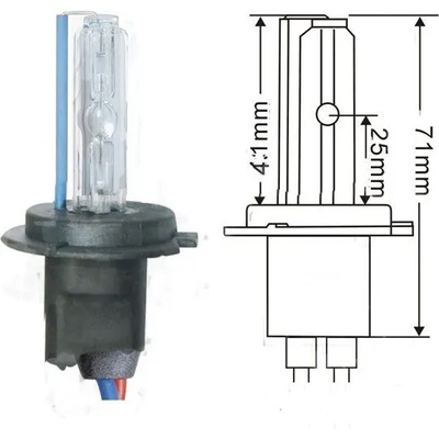Ксенонова крушка Н7c 6000k 35w - скъсена (h7c6)