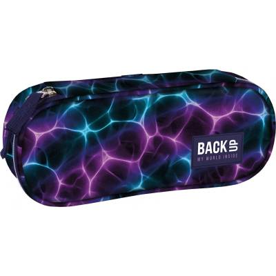 BackUP Овален несесер BackUp 8 A - Neon Waves (709586)